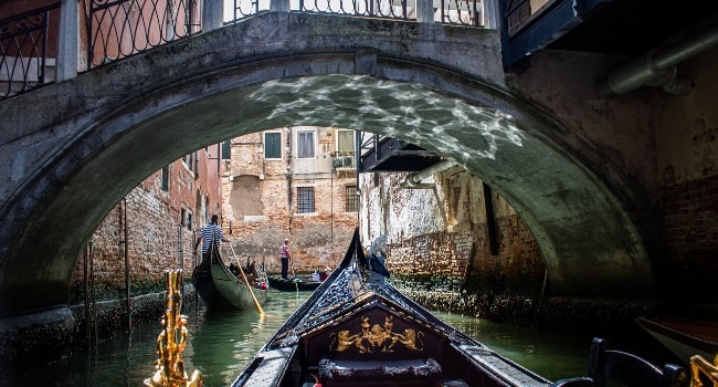 Italy Canal Gondola Ride